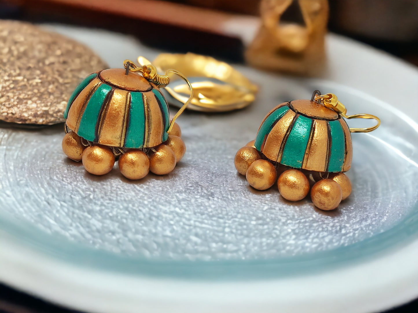 Terracotta Earring for women. light weight, Handmade and eco friendly